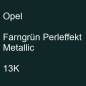 Preview: Opel, Farngrün Perleffekt Metallic, 13K.